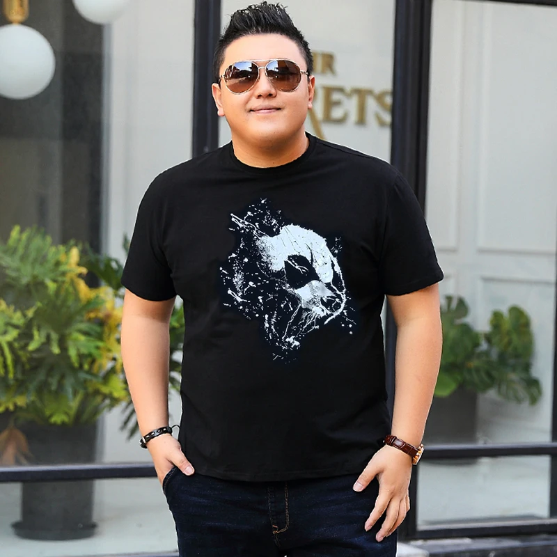 Free shipping plus size clothing men's fat guys t shirt men 6xl 7xl 8xl