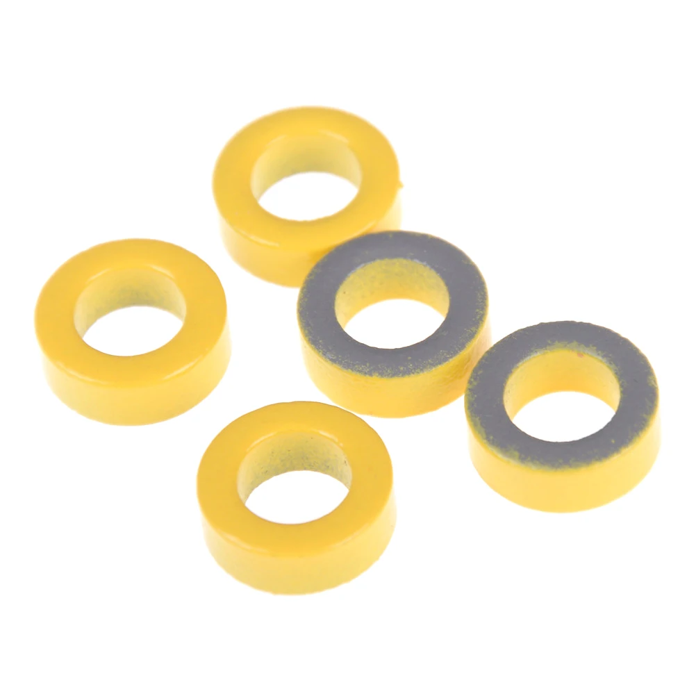 

5pcs/lot Carbonyl Iron Core T50-6 Iron Powder Toroidal Core RF Toroid HF HAM QRP Inside Diameter 0.7cm Outer Diameter 1.2cm
