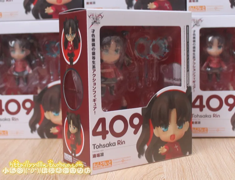 

New Arrival Game Anime Fate Stay Night Magician Rin Tohsaka Good Smile Nendoroid 409 # Action Figure