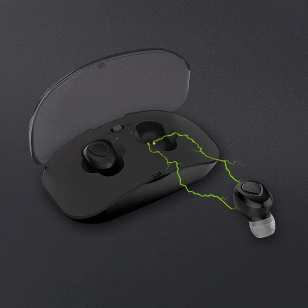 

Wireless earphones X18 TWS Bluetooth Earphone invisible Earpiece With Charging Box Wireless Earbuds Headset Bluetooth Earphones