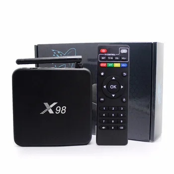 

20 pcs/lot X98 Amlogic S905X Quad Core Android 6.0 TV Box 4K 2GB 16GB 2.4G Wifi Set Top Box