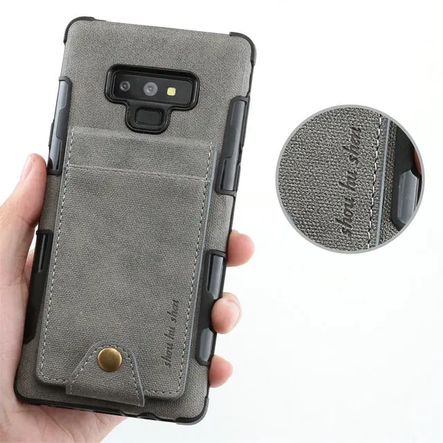 Чехол для samsung S10 Plus E S9 S8 Plus Note 9 8 чехол для samsung J4 J6 J4 плюс J6 плюс карточка из ткани откидной Чехол со слотами