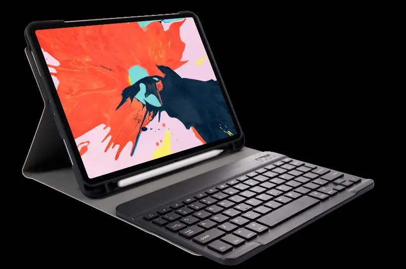 Чехол с bluetooth-клавиатура для планшета клавиатура пенал держатель для iPad Pro 11 дюймов A1979 Магнитный откидная крышка+ подарок