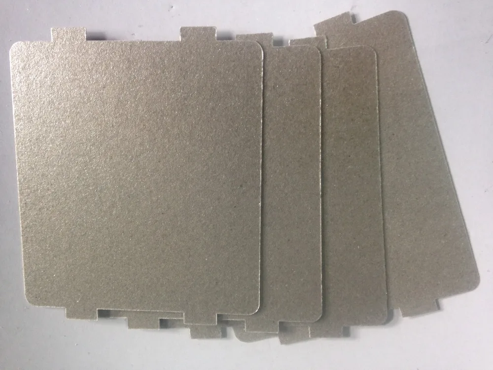5Pcs Microwave Oven Mica Plate Mica Sheet Microwave Oven Repairing Part Faviu Mica Plates Sheets Silver Mica Sheet Replacement Mica Plate for Home for Kitchen