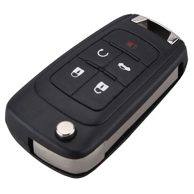5 кнопок Складной флип дистанционный ключ-брелок от машины чехол оболочка для Buick Лакросс Chevrolet Camaro Cruze Equinox Impala GMC Terrain
