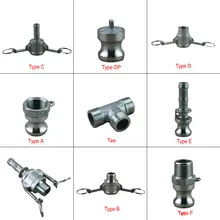 304SS 1/" Camlock Быстрый разъединитель Cam& Groove фитинг доморощенное оборудование пивной насос труба