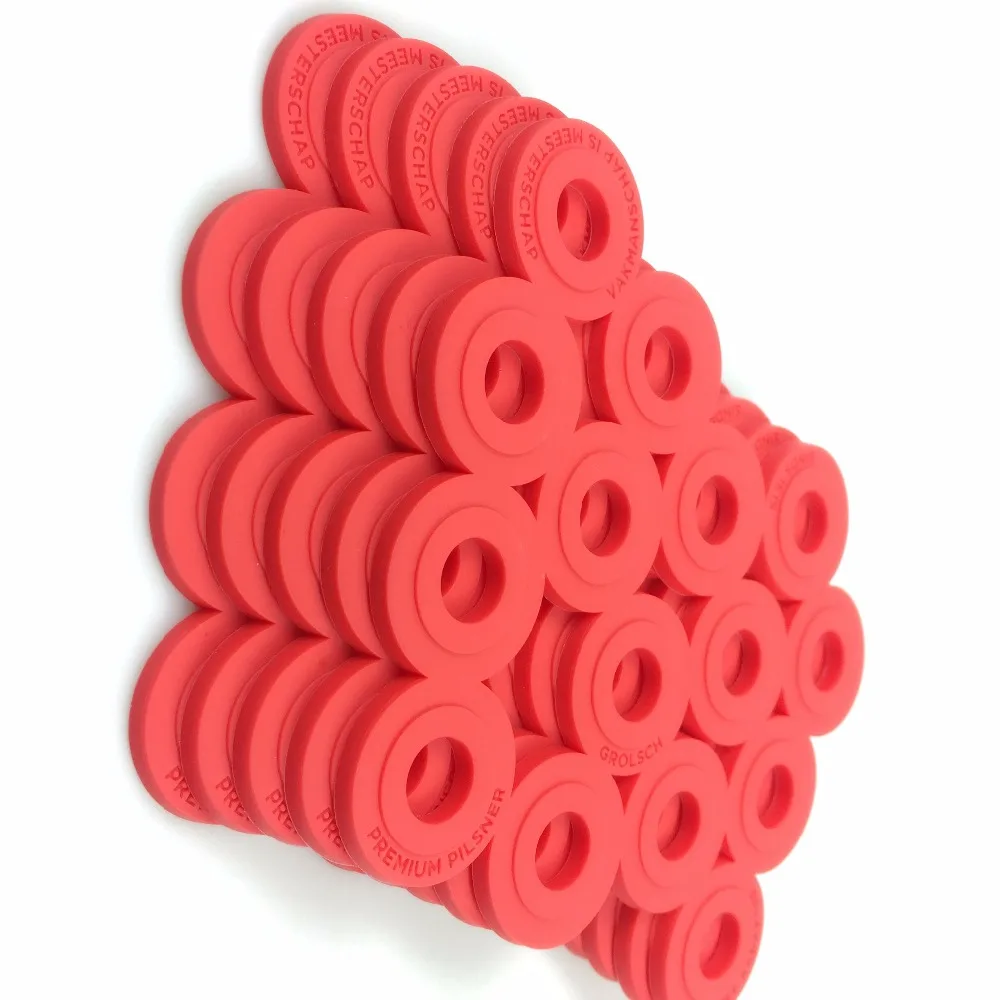 Eco Friendly Soft Rubber Coaster Irregular promotional drink holder