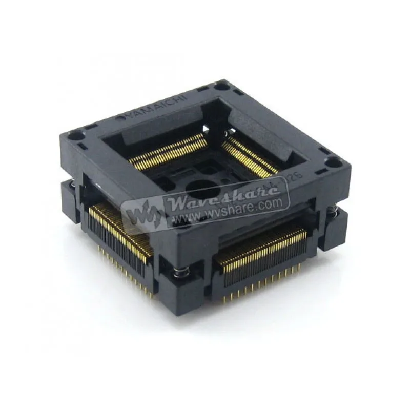 QFP144 TQFP144 FQFP144 PQFP144 IC201-1444-026 QFP Yamaichi IC Тест-запись гнездо адаптера программирования 0,5 мм шаг