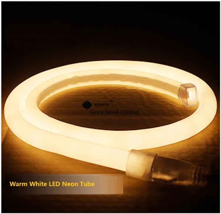 16mm de Diâmetro Graus de Iluminação Tubo de Néon Placa do Sinal 2835 e m de 360 5 15 m Dhl Padrão Rodada Neon Flex 120 Pcs Led 220 240 v Levou Tubo 16 rodada Neon flex, 120 pcs 2835 m