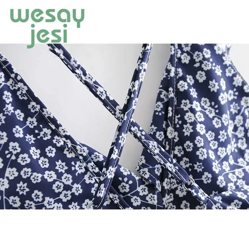 Off Shoulder Jumpsuits Women Sexy Ruffles Sleeveless Playsuit Blue Jumpsuits For Women 2019Backless Strappy Floral Print Rompers Off Shoulder Jumpsuits Women Sexy Ruffles Sleeveless Playsuit Blue Jumpsuits For Women 2019Backless Strappy Floral Print Rompers