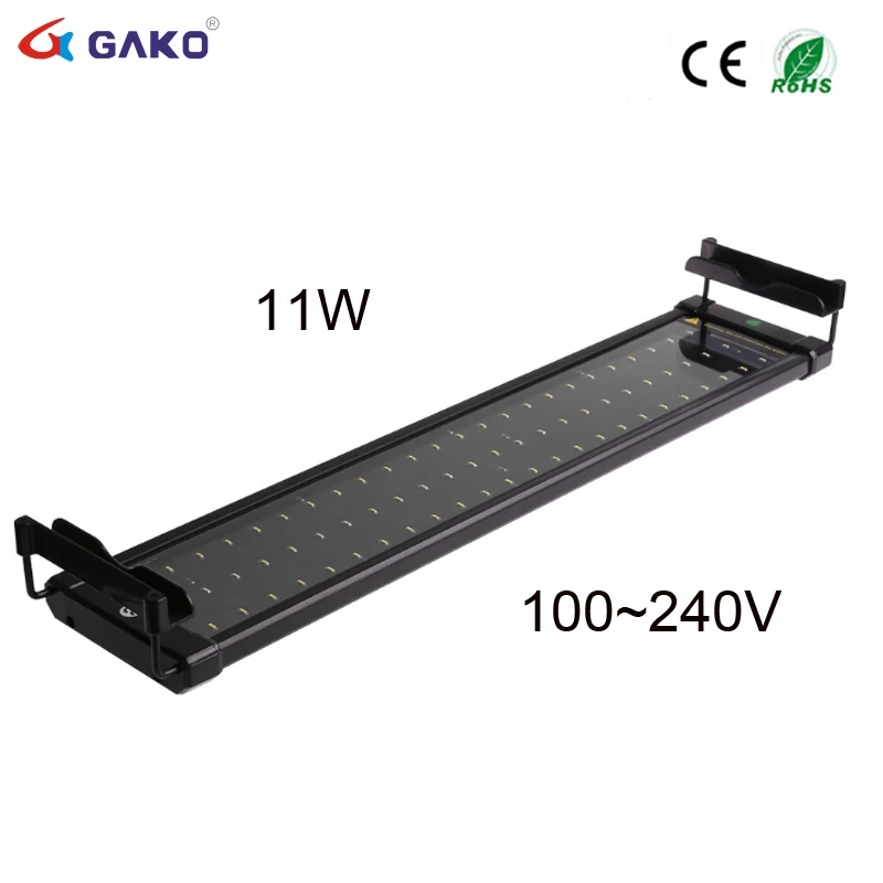 50 75cm Aquarium LED Verlichting Aquarium Licht Lamp met Uitschuifbare