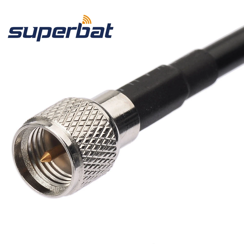 Superbat Mini-UHF Female to Mini-UHF Male Connector Extension Cable Truck/Car Satellite Antenna for XM Satellite Radio Aerial