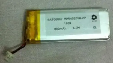 Бесплатная доставка 452050-2P 800mAh 4 2 V 3 7 v 452050 402050 литий-полимерный аккумулятор