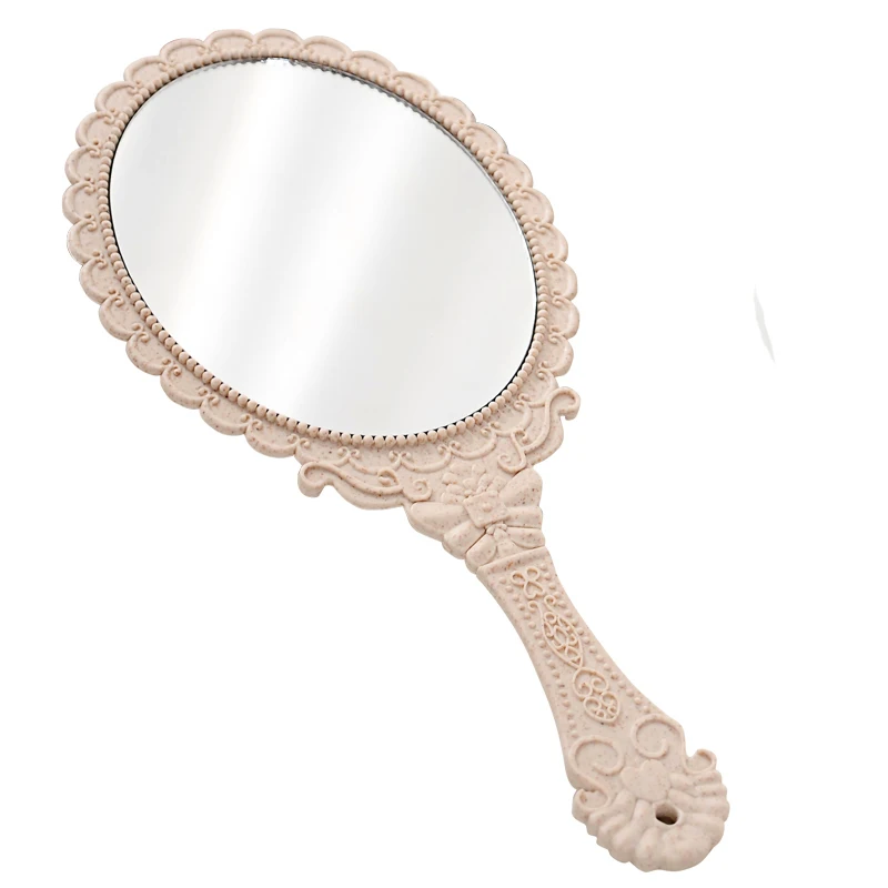 European Retro Pattern Beauty Portable Makeup Mirror Dropshipping