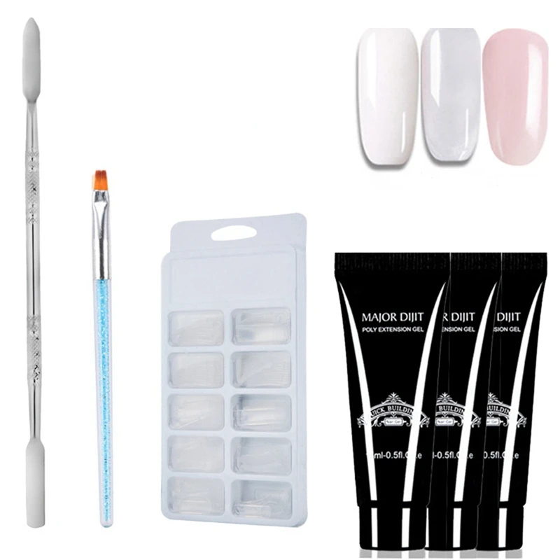 Poly Gel Nail Quick drying Extension Glue 15ml Set 1 Set Fast Bonding