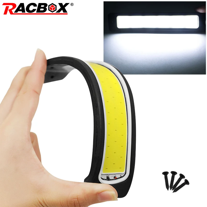 

Universal Flexible cob Daytime Running Lights Car led DRL fog light Waterproof Lights for Auto Reading Trunk Lamp White