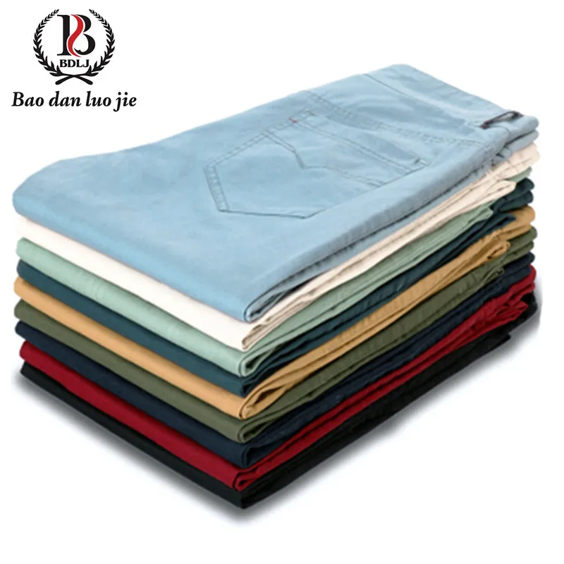 

Fashion 2015 New High quality Casual Mens Pants Men Gray/Khaki/Black Business Design Cotton Trousers Men Pants Factory Wholesale