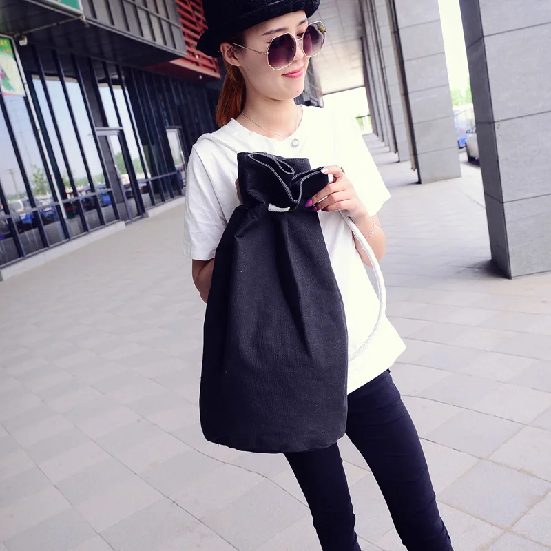  EXCELSIOR Fashion Backpacks Original Design Drawstring Bag Women Man Backpack Canvas Shoulder Bags  - 32697773576