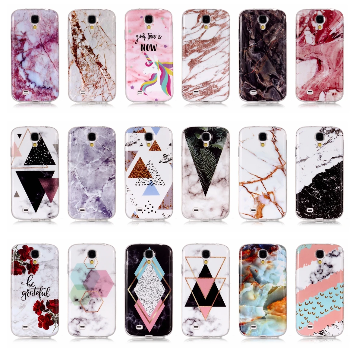 Marble Pattern Case Funda For Samsung Galaxy S4 SIV i9500 i9505 Phone Shells Cover S 4 IV Soft TPU Silicone Cases |