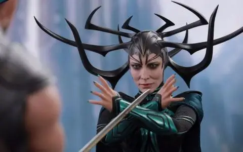 Фильм ТОР 3 HeLa ПВХ Костюмы для косплея маска Marvel легенды HeLa масках Шлем Хэллоуин Prop