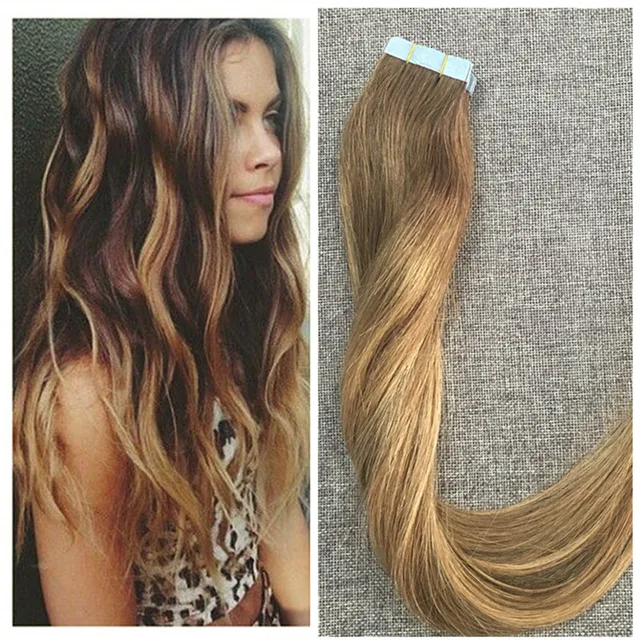 Fullshine Brazylijski Remy Włosy Ombre Balayage Tape Przedłużanie