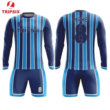 

New Product Long Sleeve Comfortable Men Sublimation Sport Shirt 2019 Customize Adults Kids Plain Polyester Soccer Jersey