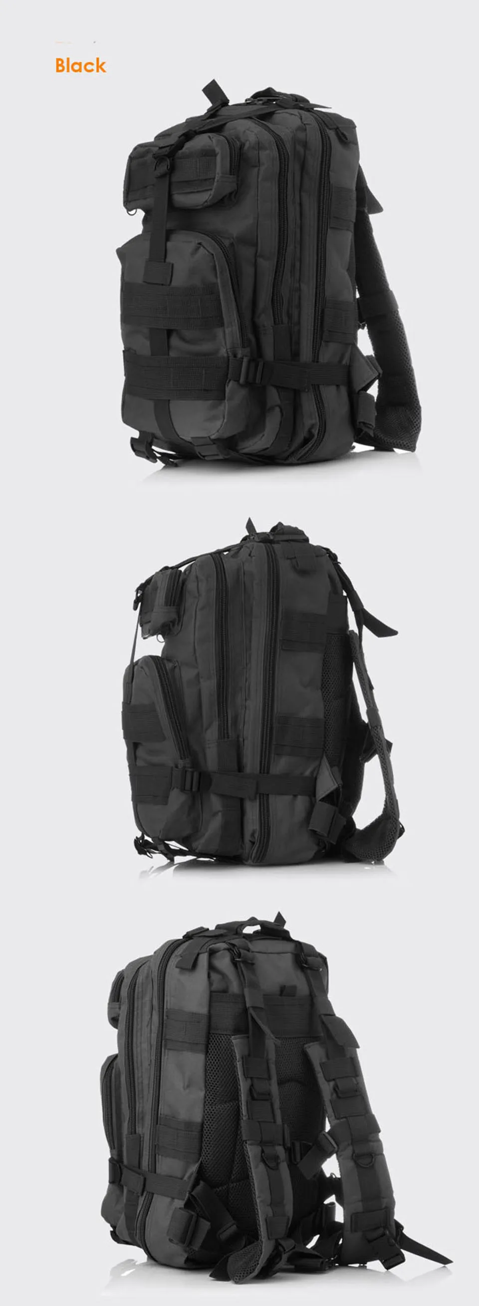 Для мужчин и женщин Открытый военный армейский тактический рюкзак Треккинг Спорт Путешествия Рюкзаки Кемпинг Туризм военно-спортивный камуфляж сумка