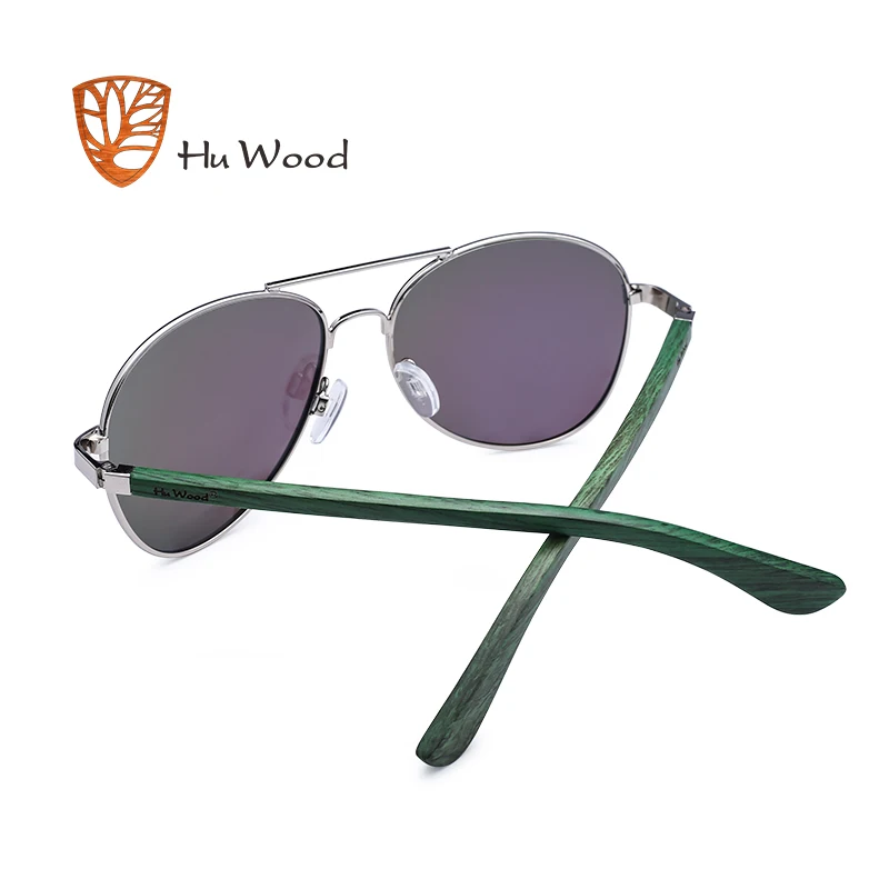 HU WOOD 2019 брендовые дизайнерские женские солнцезащитные очки с поляризационными