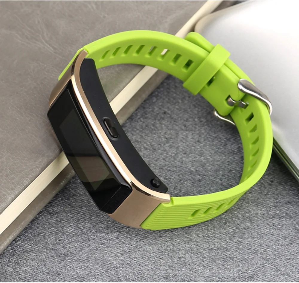 Ремешок MASiKEN из ТПУ для смарт часов Huawei TalkBand B5 спортивный классический браслет с