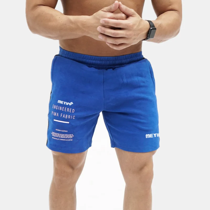Новые летние мужские облегающие брендовые короткие высококачественные мужские хлопчатобумажные шорты бодибилдинг фитнес шорты «gasp» шорты для тренировок и бега