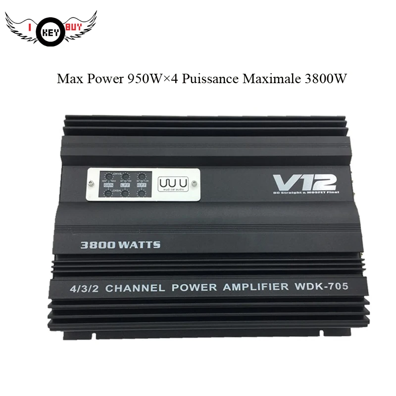 Автомобильные усилители класса AB Style мощные 3800 Вт 12 в MOSFET полнодиапазонные 4