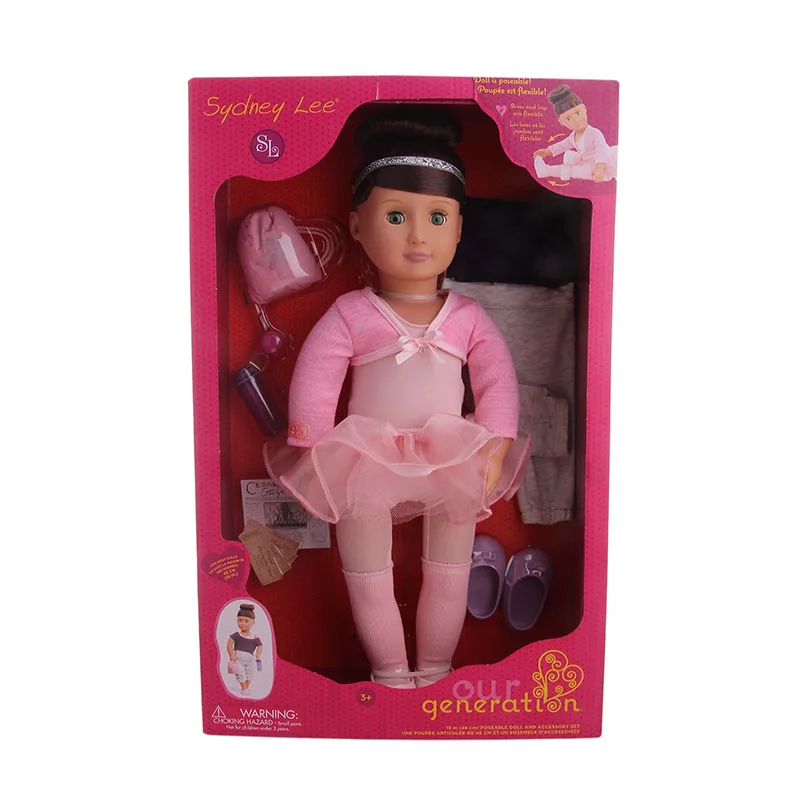 Кукла, балет, танцы, плавание, спортивная одежда(включая куклу), подходит для 18 дюймов, американская кукла и 43 см, кукла для новорожденных, поколение игрушек