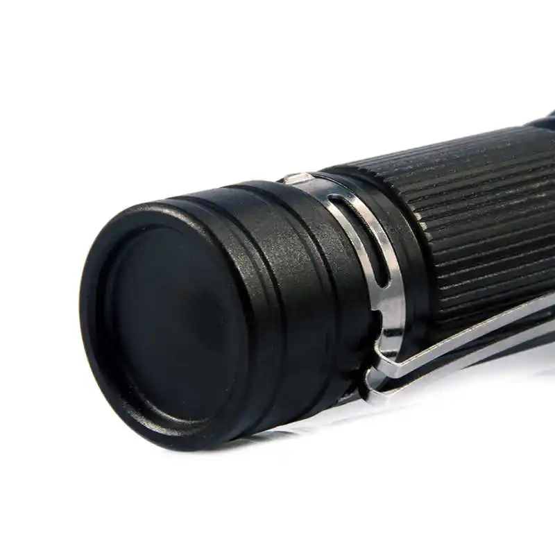 Skywolfeye XML T6 powerful LED Flashlight 18650 Battery+USB Rechargeable+Side Red LED Lights lanterna led t6 #3o5 (6)