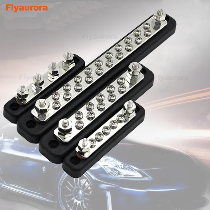 100-150A 300VAC/48 V DC 4/5/10/20-точка сборных шин Мощность распределительный блок Авто Грузовик шин клеммной колодки для грузовиков шины лодка