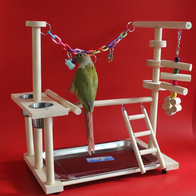 escadas alimentador parrot mordida brinquedos pássaro quadro
