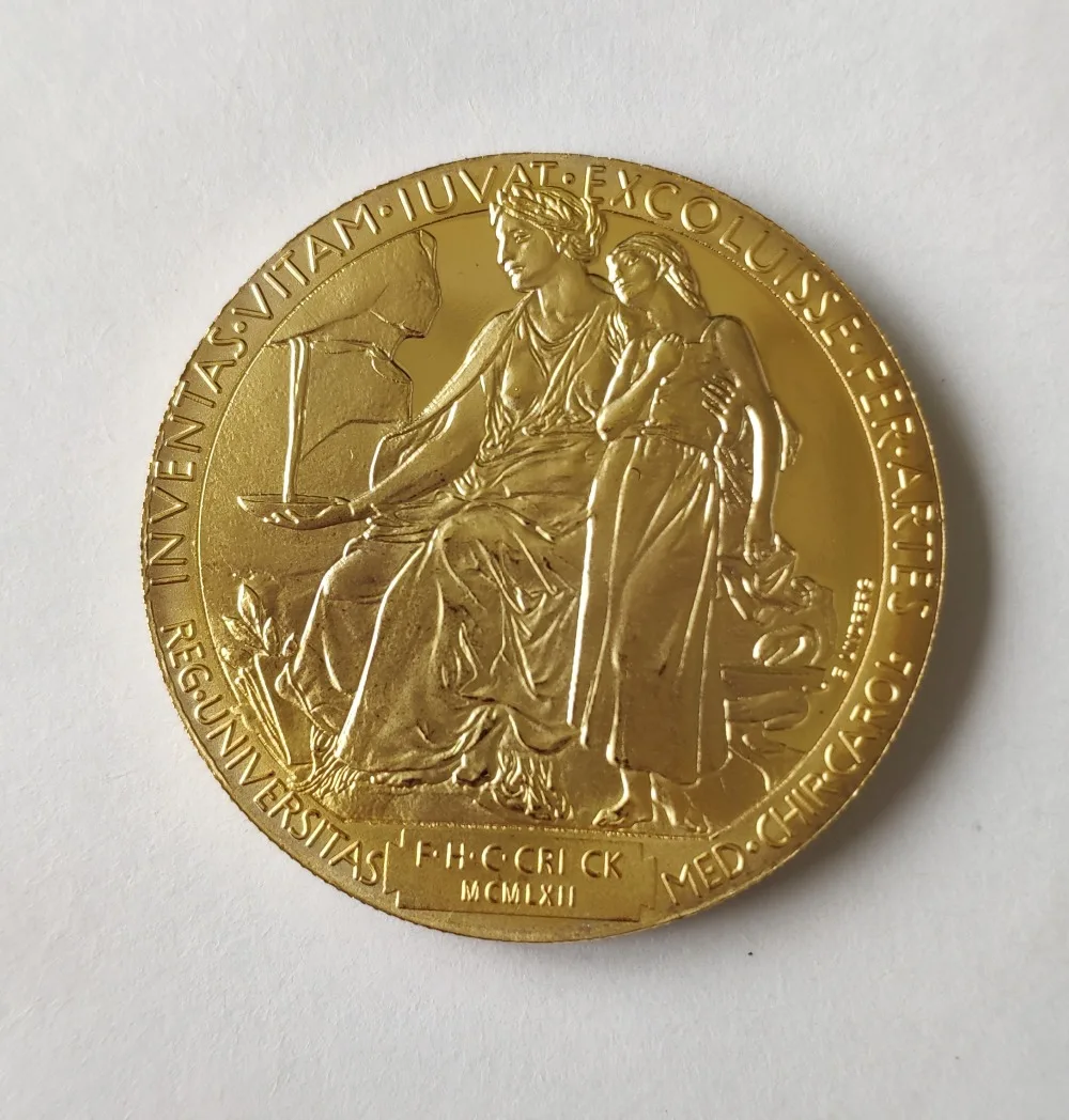 Nobel Prize in Physiology Medicine Lenin gold plated Nobel Head Portrait Coin (3)