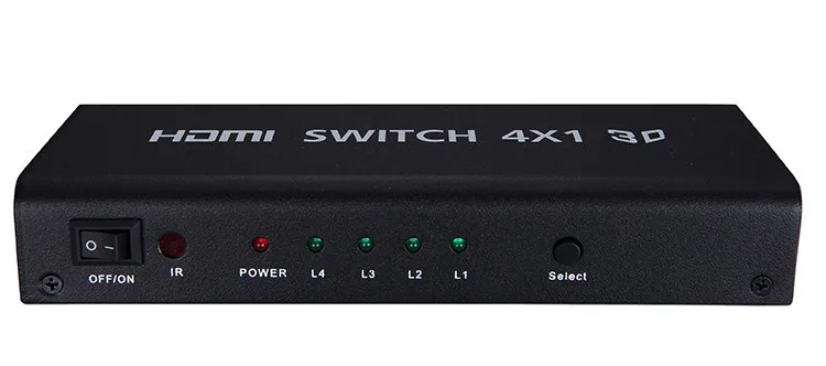 Новый HDMI коммутатор 4x1 ведьмы с аудио 5.1 SPDIF/коаксиальный и 3.5 R/L 4 порта коммутатор 4 К 1080 P 3D ac3/5.1dts dolby true Поддержка Arc