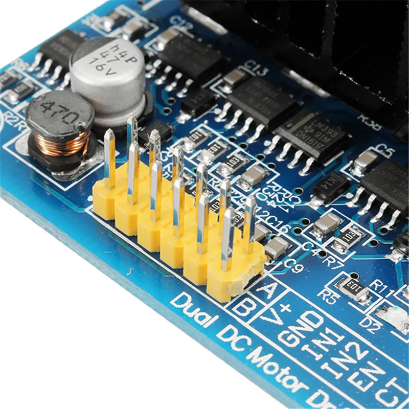 50A двухканальный h мост мотор драйвер модуль для arduino робот шасси
