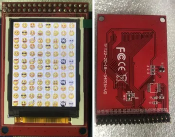 

2.0 inch 34P TFT LCD Screen with Adapte Board ILI9335 Driver IC MCU 8/16Bit Interface 240(RGB)*320 TM020HDH01