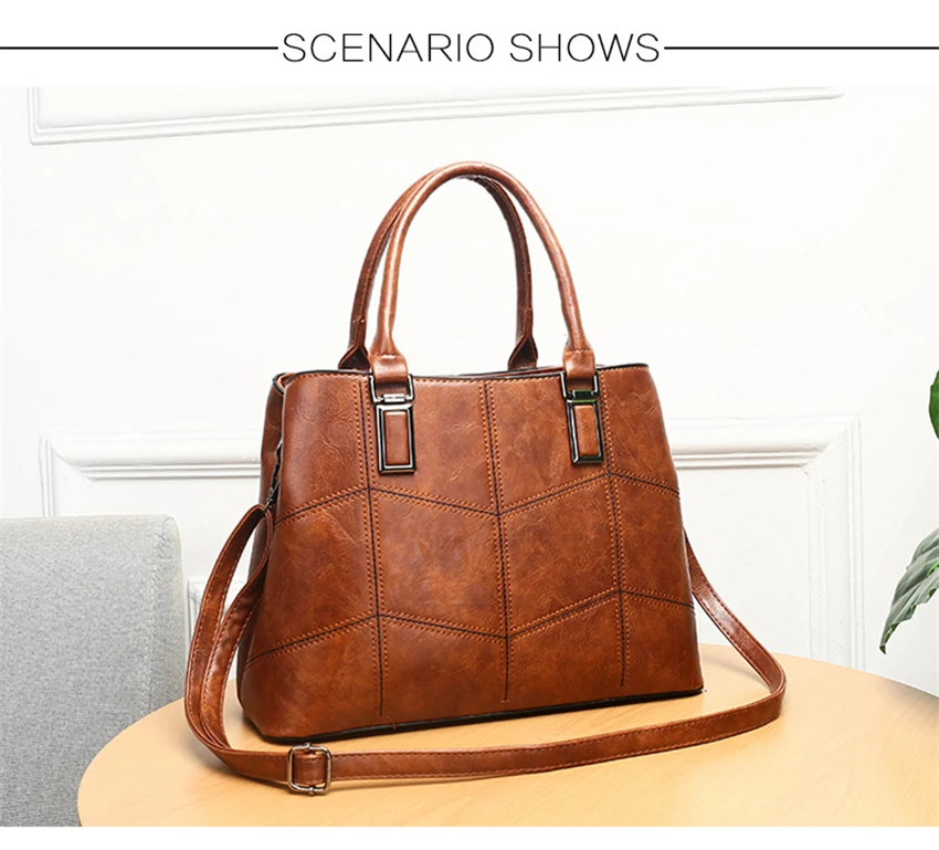 Women Luxury Leather Handbags High Quality Women Bags Designer Ladies Shoulder Bag Woman Big Tote Messenger Bags For Women