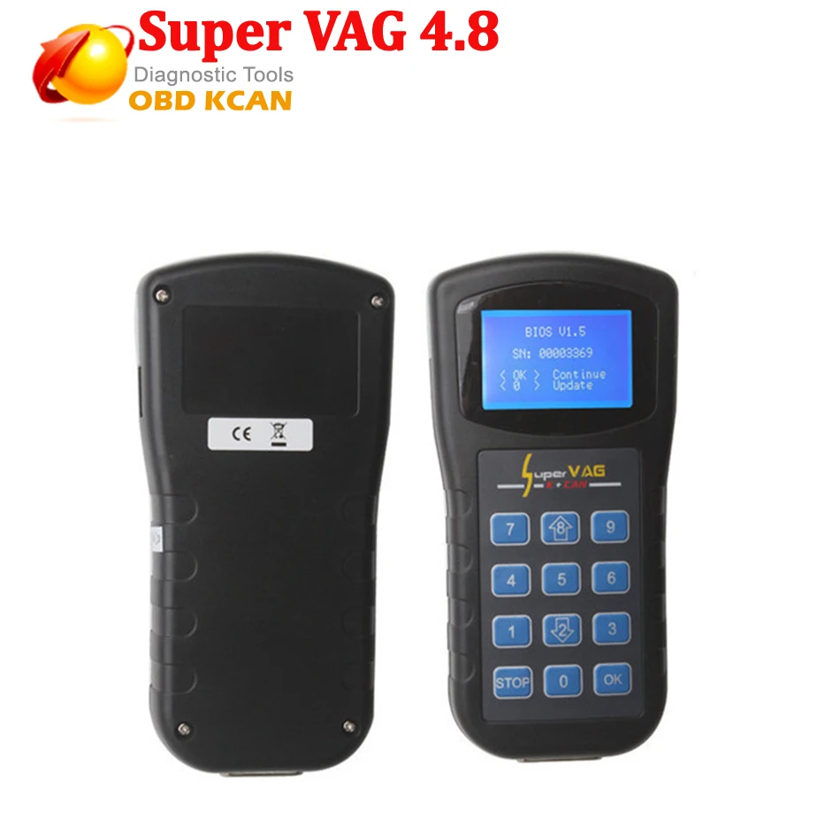 Супер Vag K + Can v4.8 commander Super VAG CAN 4 8 коррекция одометра многоязычный 8|can obd2|obd2 canvag can k |