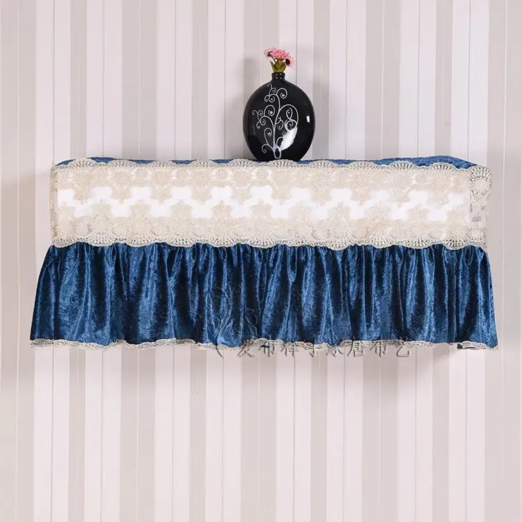

All Inclusive hanging Air conditioning cover 90*20*35cm Lace fabric air conditioner protector Dustproof Home textile