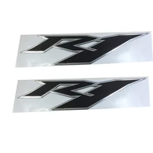 Черный серебряный край мотоцикла эмблема значок наклейка 3D танк колеса логотип для YAMAHA YZF1000 R1 стикер