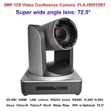 2018 New HD-Full 2MP Wide angle 12X Zoom Teaching Communication Video Conference IP Camera Onvif with HDMI SDI LAN Interface
