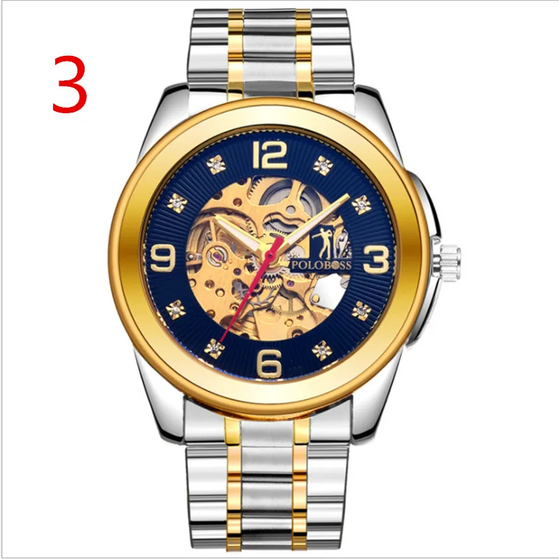 Automatic genuine belt men's watch waterproof brand men's watch