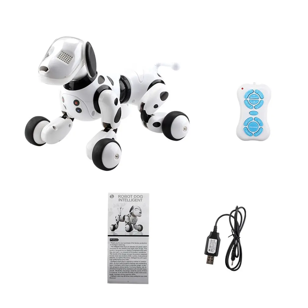 Робот, собака, электронный питомец, умная собака, робот, игрушка 2,4 г, умный беспроводной говорящий пульт дистанционного управления, детский подарок на день рождения
