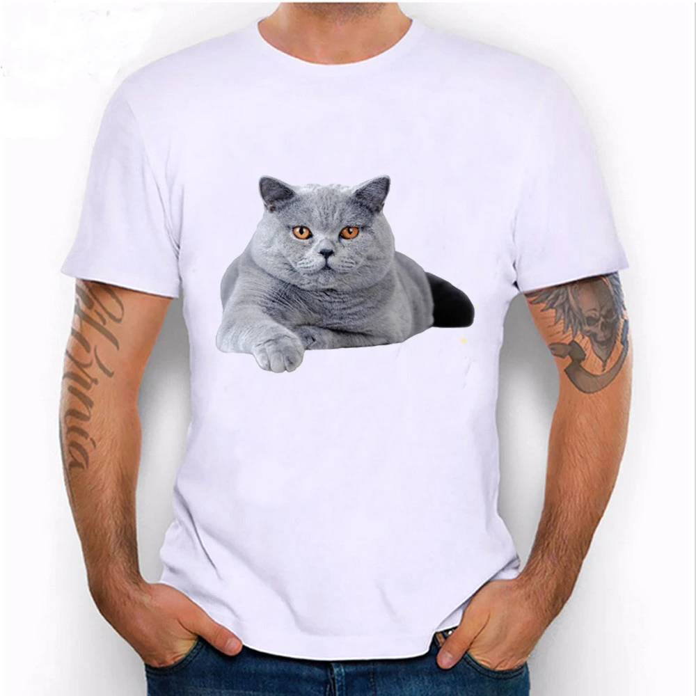 Cat Fashionable T Shirt,for Men,S Cat Fashionable T Shirt,for Men,S