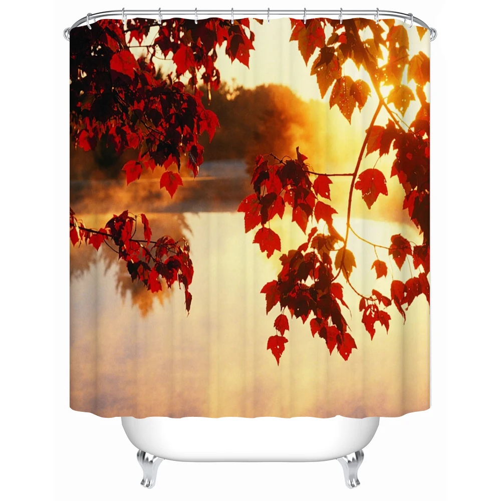 Popular Autumn Shower CurtainBuy Cheap Autumn Shower Curtain lots from