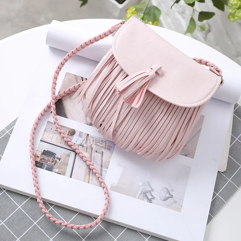 Liyongyi Light Pink Cute Baby Girls Shoulder Crossbody Bag Kids Lovely