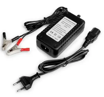 12V Car Battery Charger motorcycle Charger for 12V lead acid battery,with 30A larger alligator clips for car battery
